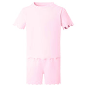 NEW Ribbed T-shirt and shorts set